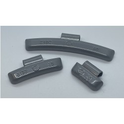 40gram Coated FN Zinc Clip-On 25 Per Box