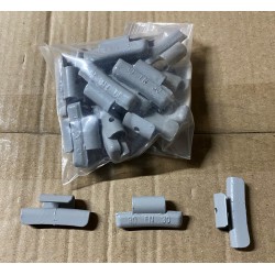 30gram Coated FN Lead Clip-On 25 Per Box